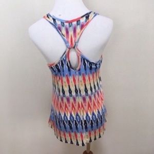 Athleta Racerback Geometric Pattern Athletic Tank‎ Women’s Sz Small